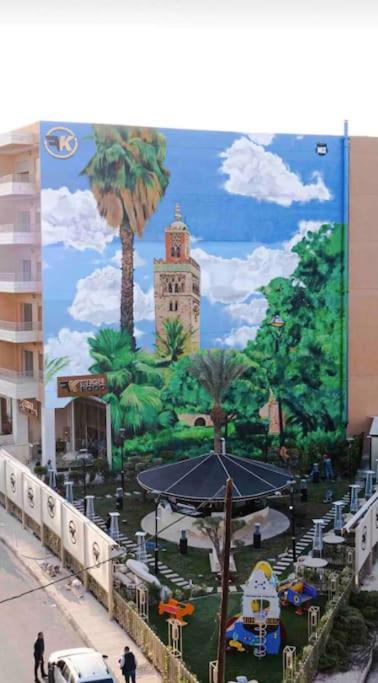 Appart Majorelle Terrasse Wifi Centre Ville Marrakesh Exterior foto