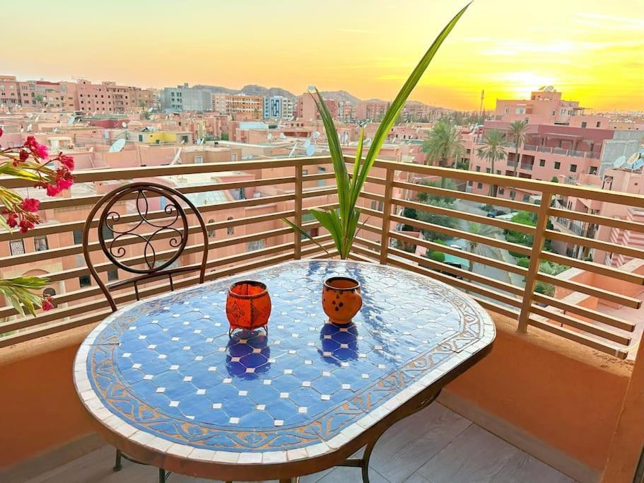 Appart Majorelle Terrasse Wifi Centre Ville Marrakesh Exterior foto