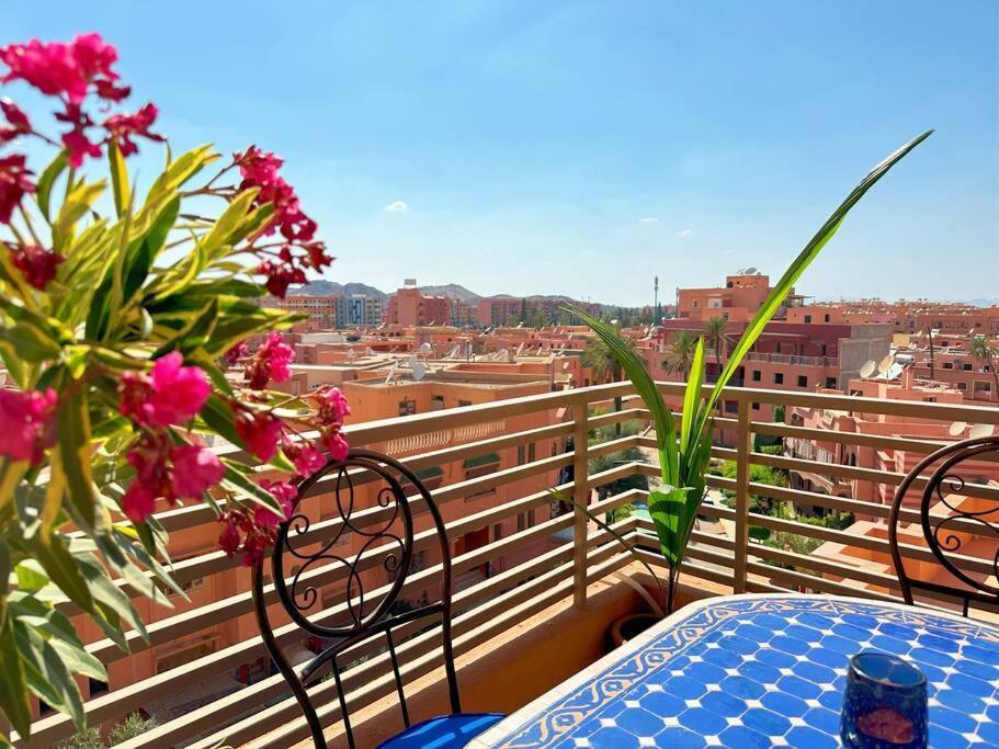 Appart Majorelle Terrasse Wifi Centre Ville Marrakesh Exterior foto
